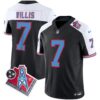 Titans 1997 Throwback Limited Vapor Jersey V2 – All Stitched – Black Alternate – Malik Willis Jersey