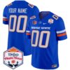 Boise State Broncos 2024 The Fiesta Bowl Patch Vapor Limited Custom Jersey – All Stitched – Royal Jersey