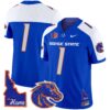 Boise State Broncos 2024 Home Patch Vapor Limited Jersey – All Stitched – Royal Alternate – #1 Team Jersey