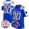 Boise State Broncos 2024 The Fiesta Bowl Patch Vapor Limited Custom Jersey – All Stitched – Royal Alternate Jersey