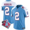 Titans 1997 Throwback Limited Vapor Jersey V2 – All Stitched – Alternate – Mason Rudolph Jersey
