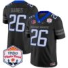 Boise State Broncos 2024 The Fiesta Bowl Patch Vapor Limited Jersey – All Stitched – Black – Sire Gaines Jersey
