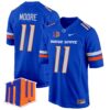 Boise State Broncos 2024 Game Jersey – All Stitched – Royal – Kellen Moore Jersey