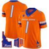 Boise State Broncos 2024 Home Patch Vapor Limited Jersey – All Stitched – Orange – #1 Team Jersey