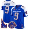 Boise State Broncos 2024 Home Patch Vapor Limited Jersey – All Stitched – Royal Alternate – Cameron Camper Jersey