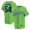 Seahawks Throwback & Gold Cool Base Jersey V2 – All Stitched – Green – Bobby Wagner Jersey