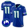 Seahawks 2024 Seattle City Patch Vapor Limited Jersey – All Stitched – Royal – Smith-Njigba Jersey