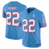 Tennessee Titans Throwback Jersey – All Stitched – Derrick Henry Jersey