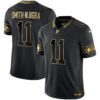 Seahawks Throwback & Gold Vapor Limited Jersey – All Stitched – Black Gold – Smith-Njigba Jersey