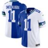 Seahawks Throwback & Gold Vapor Limited Jersey – All Stitched – Split – Smith-Njigba Jersey