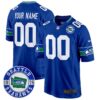 Seahawks Throwback Est. 1976 Patch Game Custom Jersey – All Stitched – Royal Jersey
