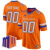 Boise State Broncos 2024 Game Custom Jersey – All Stitched – Orange Jersey