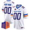Boise State Broncos 2024 Game Custom Jersey – All Stitched – White Jersey