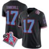 Titans 1997 Throwback Limited Vapor Jersey V2 – All Stitched – Black – Ryan Tannehill Jersey