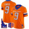 Boise State Broncos 2024 Home Patch Vapor Limited Jersey – All Stitched – Orange – Cameron Camper Jersey