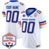 Boise State Broncos 2024 The Fiesta Bowl Patch Vapor Limited Custom Jersey – All Stitched – White Jersey