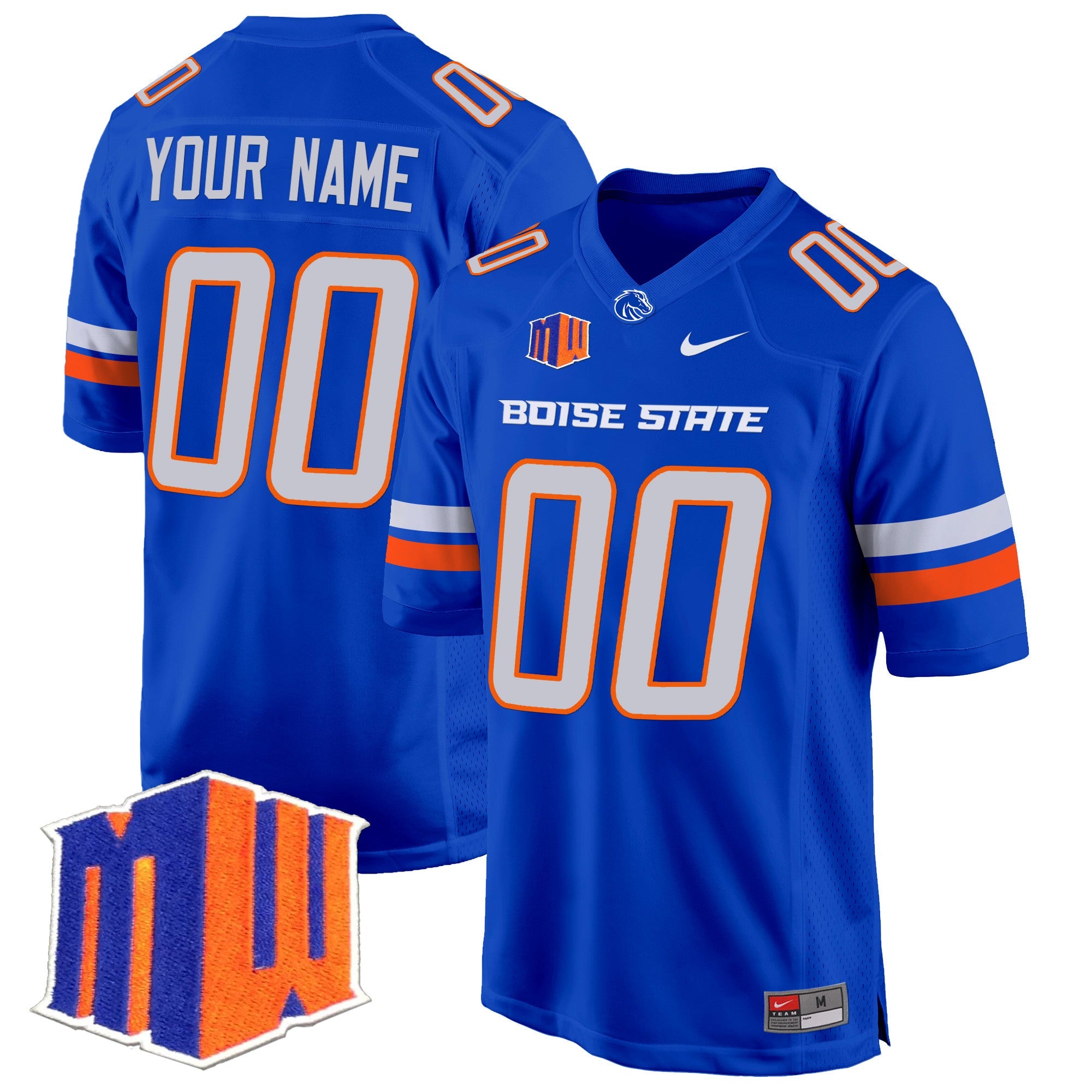 Boise State Broncos 2024 Game Custom Jersey – All Stitched – Royal Jersey