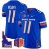 Boise State Broncos 2024 Home Patch Vapor Limited Jersey – All Stitched – Royal – Kellen Moore Jersey
