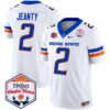 Boise State Broncos 2024 The Fiesta Bowl Patch Vapor Limited Jersey – All Stitched – White – Ashton Jeanty Jersey