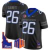 Boise State Broncos 2024 Home Patch Vapor Limited Jersey – All Stitched – Black – Sire Gaines Jersey