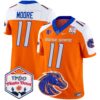 Boise State Broncos 2024 The Fiesta Bowl Patch Vapor Limited Jersey – All Stitched – Orange Alternate – Kellen Moore Jersey