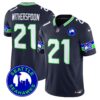 Seahawks 2024 Seattle City Patch Vapor Limited Jersey – All Stitched – Navy – Devon Witherspoon Jersey