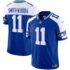Seahawks Throwback & Gold Vapor Limited Jersey – All Stitched – Alternate – Smith-Njigba Jersey