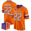 Boise State Broncos 2024 Game Jersey – All Stitched – Orange – Doug Martin Jersey