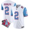 Titans 1997 Throwback Limited Vapor Jersey V2 – All Stitched – Blue Sleeves – Mason Rudolph Jersey