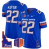 Boise State Broncos 2024 Home Patch Vapor Limited Jersey – All Stitched – Royal – Doug Martin Jersey