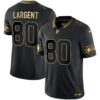 Seahawks Throwback & Gold Vapor Limited Jersey – All Stitched – Black Gold – Steve Largent Jersey