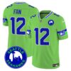 Seahawks 2024 Seattle City Patch Vapor Limited Jersey – All Stitched – Green – 12Th Fan Jersey