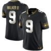 Seahawks Throwback & Gold Vapor Limited Jersey – All Stitched – Black Limited – Walker III Jersey