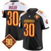 Washington Commanders 90th Anniversary Patch Vapor Limited Jersey – All Stitched – Black Alternate – Austin Ekeler Jersey