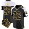 Titans 1997 Throwback Gold Vapor Jersey – All Stitched – Alternate – Derrick Henry Jersey