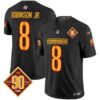 Washington Commanders 90th Anniversary Patch Vapor Limited Jersey – All Stitched – Black – Robinson Jr. Jersey