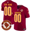Washington Commanders 2024 Vapor Limited Custom Jersey – Est. 1932 Patch – All Stitched – Burgundy Jersey