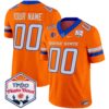 Boise State Broncos 2024 The Fiesta Bowl Patch Vapor Limited Custom Jersey – All Stitched – Orange Jersey