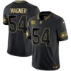 Seahawks Throwback & Gold Vapor Limited Jersey – All Stitched – Black Gold – Bobby Wagner Jersey
