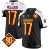 Washington Commanders 90th Anniversary Patch Vapor Limited Jersey – All Stitched – Black Alternate – Terry McLaurin Jersey