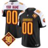 Washington Commanders 90th Anniversary Patch Vapor Limited Custom Jersey – All Stitched – Black Alternate Jersey