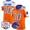 Boise State Broncos 2024 The Fiesta Bowl Patch Vapor Limited Custom Jersey – All Stitched – Orange Alternate Jersey