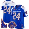 Boise State Broncos 2024 Home Patch Vapor Limited Jersey – All Stitched – Royal Alternate – Dylan Riley Jersey