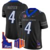 Boise State Broncos 2024 Home Patch Vapor Limited Jersey – All Stitched – Black – Maddux Madsen Jersey