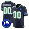 Seahawks 2024 Seattle City Patch Vapor Limited Custom Jersey – All Stitched – Navy Jersey