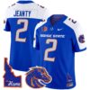 Boise State Broncos 2024 Home Patch Vapor Limited Jersey – All Stitched – Royal Alternate – Ashton Jeanty Jersey