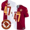 Washington Commanders 2024 Vapor Limited Jersey – Est. 1932 Patch – All Stitched – Half – Donald Trump Jersey