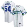 Seahawks Throwback & Gold Cool Base Jersey V2 – All Stitched – White – Bobby Wagner Jersey