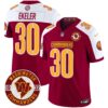 Washington Commanders 2024 Vapor Limited Jersey – Est. 1932 Patch – All Stitched – Burgundy Alternate – Austin Ekeler Jersey