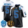 Detroit Lions 2024 90th & John Madden Patch Game Jersey – All Stitched – Alternate – David Montgomery Jersey